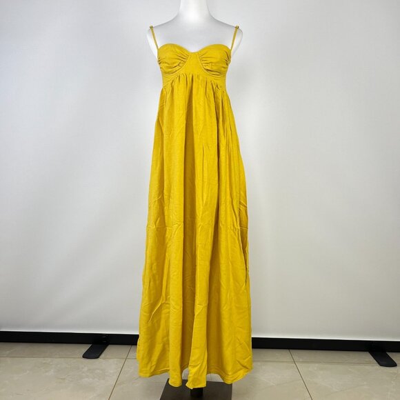 FARM Rio Yellow Maxi Dress - Picture 7 of 14